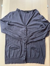 Mango Women's Grey Knit Cardigan UK Size 12