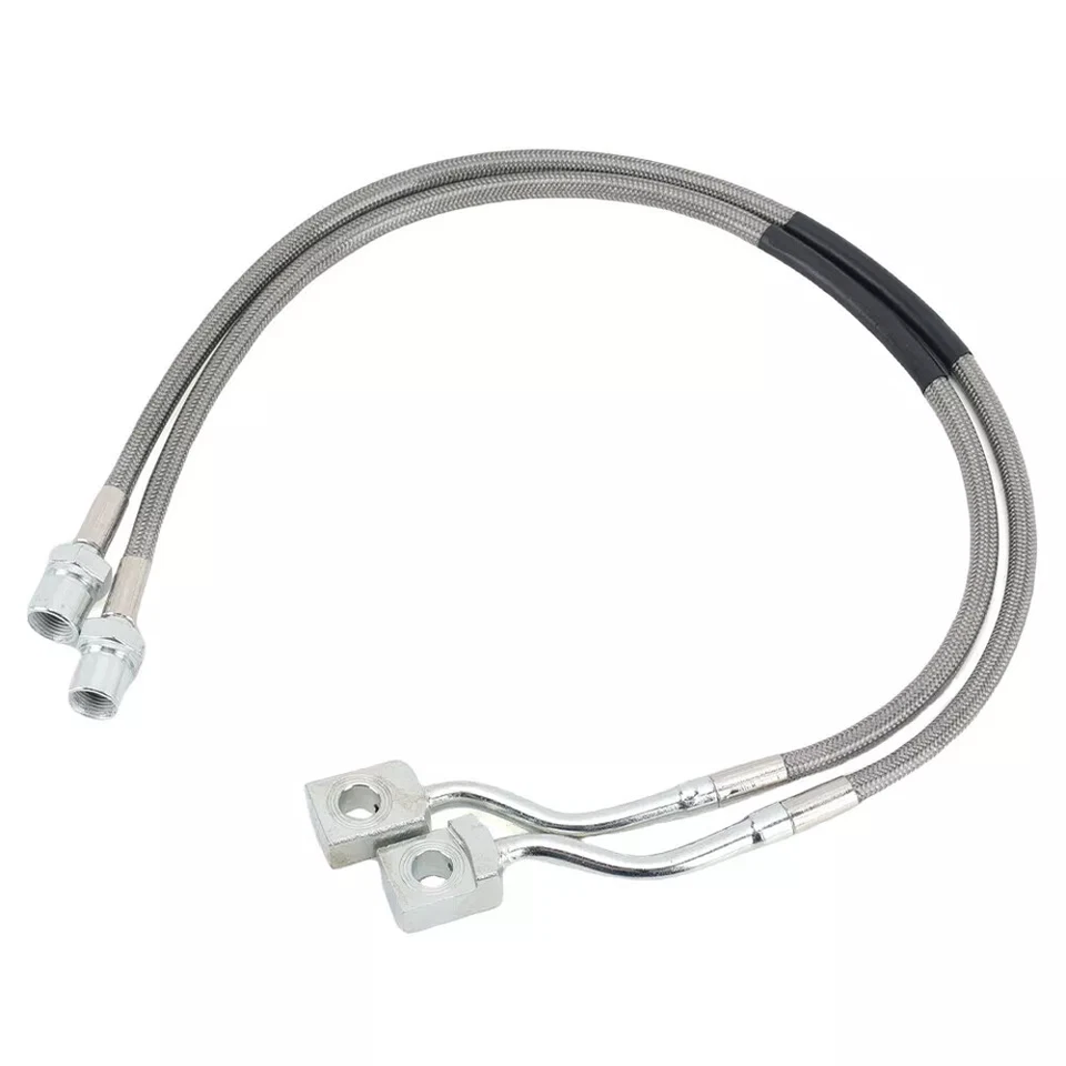 Líneas de freno delanteras de acero inoxidable para Silverado Sierra 2007-2019 2500 3500HD 2011-19⭐ Foto 3 de 4