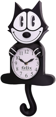 NJ Croce Felix the Cat 3D Motion Wall Clock Authentic Original NEW