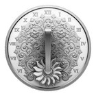 Canada 2025 FUNCTIONAL SUNDIAL W/ Gnomon 1oz .9999 Pure COMP, RCM PACKAGING