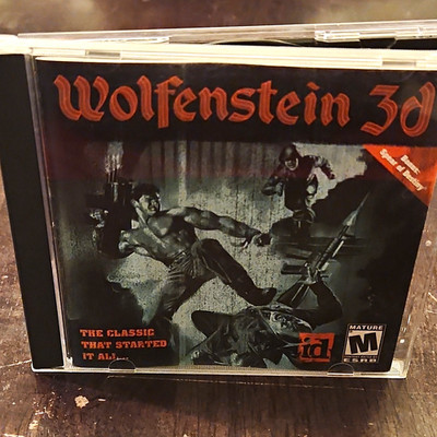 Activision Wolfenstein 3D PC CD-ROM w/ Manual, Jewel Case, M Rated FPS