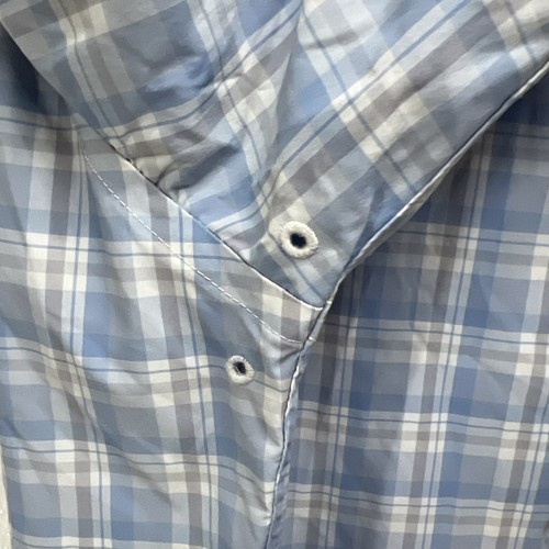 Southern Point Co Blue Plaid Hadley Button Down Preppy Large Men Breathable - Picture 5 of 9
