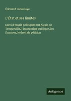 ÉDouard Laboulaye | L'ÉTat Et Ses Limites | Taschenbuch | FranzöSisch (2025)