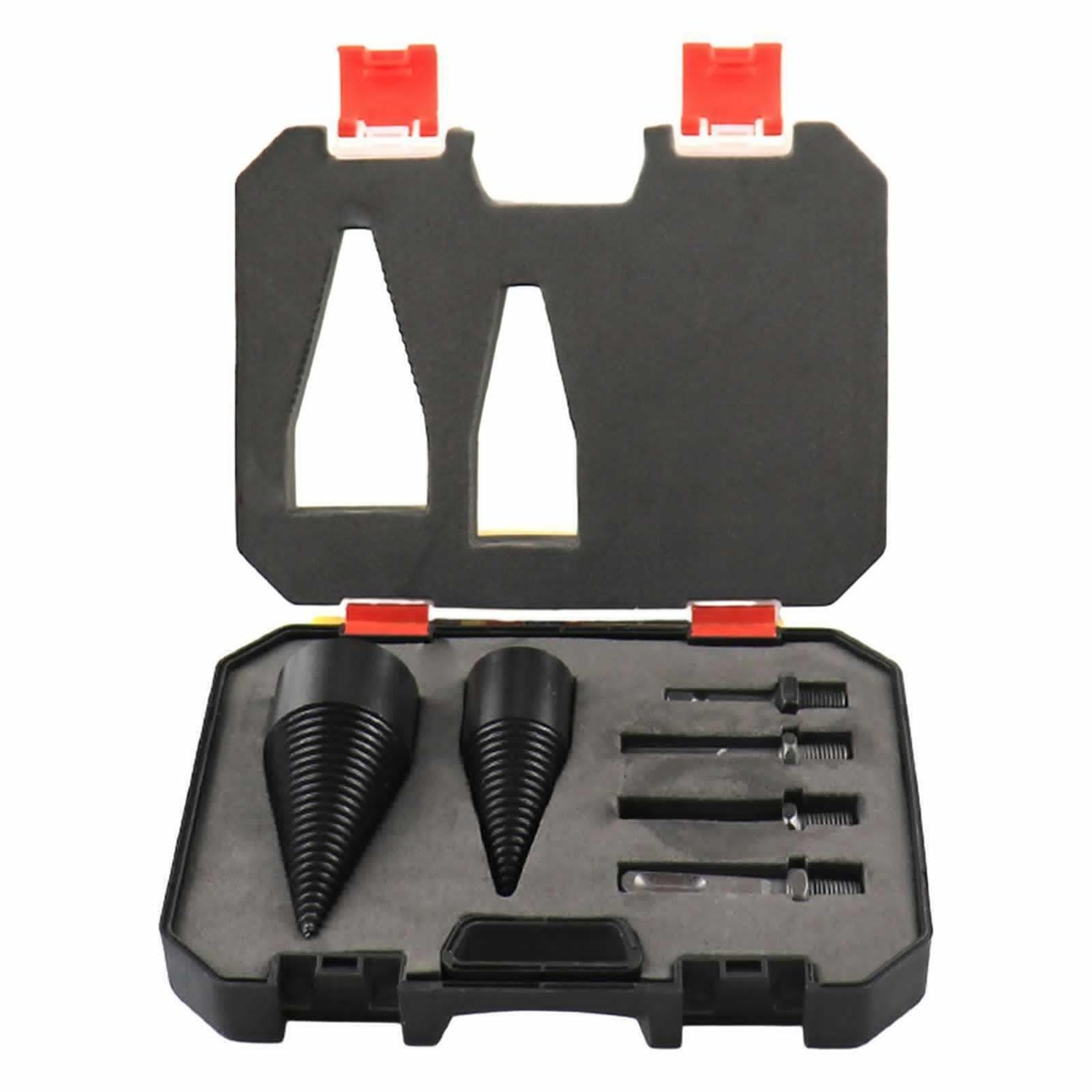 42mm Firewood Drill Bit Wood Cone Hex Shank Wood Log Splitter Screw ...