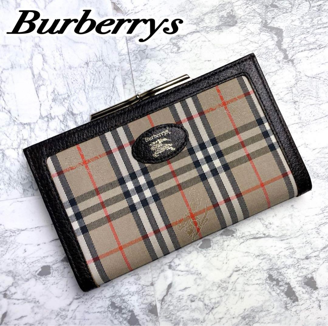 小物 Burberry Folding wallet Nova check BURBERRYS Bi-fold Wallet Flap Compact Purse Nova Check