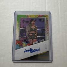 2022 Panini NXT WWE KAYDEN CARTER /25 On Card Auto Red Signatures SP #NS-KCT