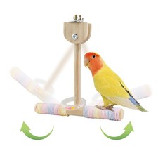 WishLotus Bird Swings Toy, Simple Whirligig Perches for Small Swinging Chair