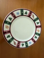 PFALTZGRAFF SNOW BEAR 11" CHRISTMAS HOLIDAY STONEWARE DINNER PLATE