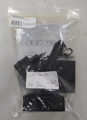 BluStream CAT100AU Digital Audio over CAT LAN Extender Kit Optical Coax