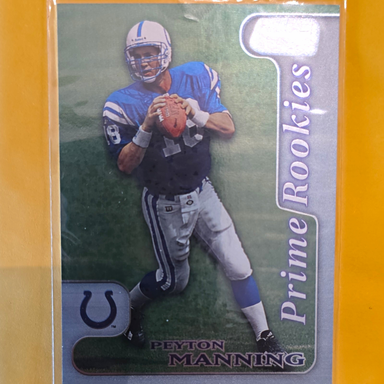 Topps 1998 Stadium Club Prime Rookies Peyton Manning RC Insert PR10 Colts