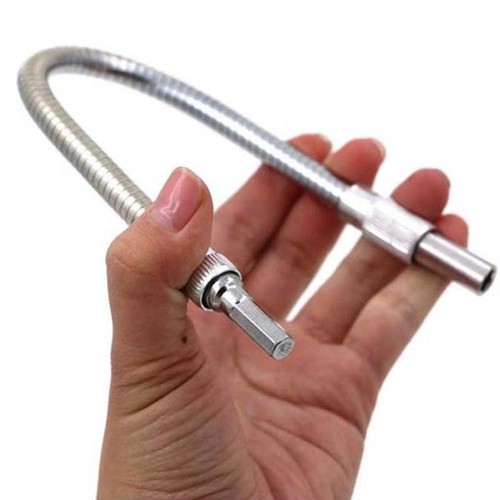 1/4" Extension Metal Screwdriver Drill Bit Flexible Shaft Bit Holder Connecting - Picture 8 of 14