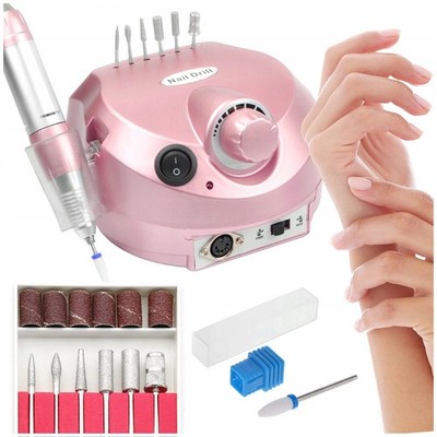 Elektrische Nagelfräser 65 W Nagelfeile Maniküre Profi Pediküre Set Bits NEU
