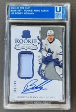 2023-24 The Cup- Bobby McMann #102 Rookie Auto Patch 203/249 Leafs