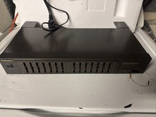 Technics SH-8017 2-Channel Stereo Radio Graphic EQ Equalizer 7 Band - Black