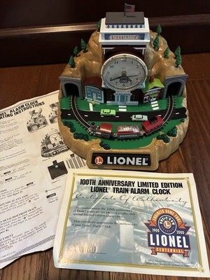 Lionel Trains 100th Anniversary Alarm Clock motion & Sound