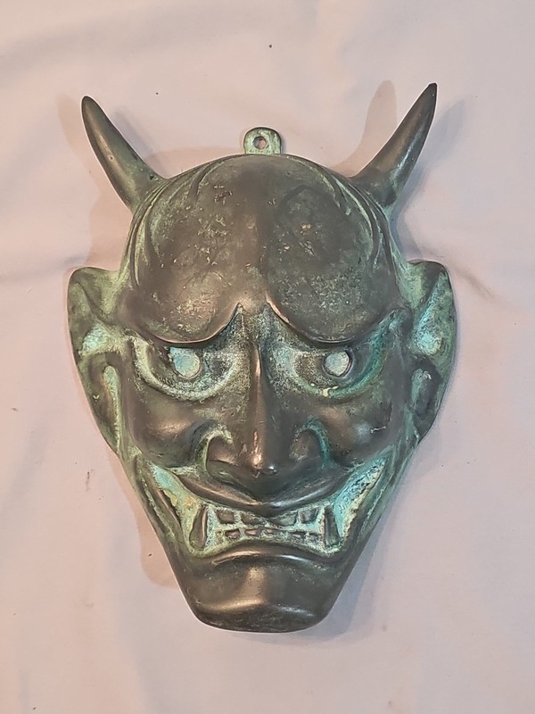 Japanese Metal Stunning Demon mask 