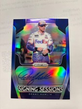 2019 Panini Prizm Signing Sessions Denny Hamlin #SS-DH Numbered 02/75