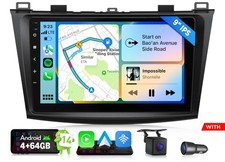 CAM+For 2010-2013 Mazda 3 9" Android Auto 14 4+64 Apple CarPlay Car Radio Stereo