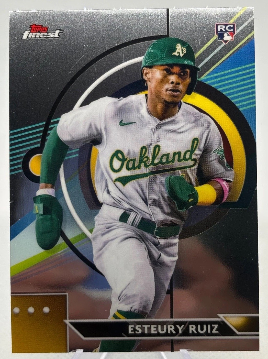 2023 Topps Finest - Esteury Ruiz #97 (RC) Oakland Athletics