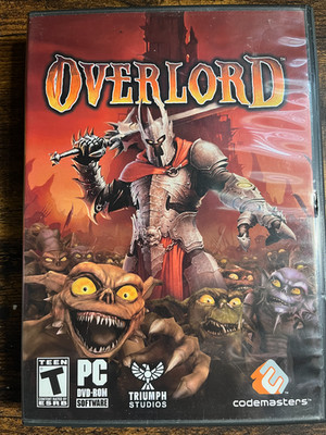 RARE Overlord (PC DVD, 2007), complete with case/manual, TESTED.