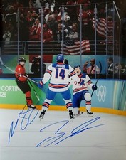 Brock Faber & Matt Boldy Team USA Signed 8.5 x 11 2026 Olympic Gold Medal Photo