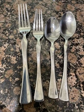 Oneida Stainless PHYSIQUE Flatware Spoons Forks Set of 4