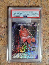 2017 Panini Donruss Optic Kobe Bryant, All-Stars, Fast Break Holo, PSA 10, GM MT