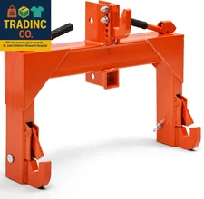 3 Point Quick Hitch, 3000 Lbs 3-Pt Attachments with 2" Receiver Hitch Adaptation