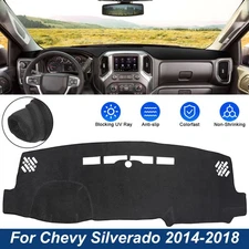 For Silverado GMC Sierra 1500 2500HD 2014-2018 Non-Slip Dashboard Mat Dash Cover