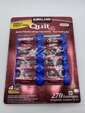 Kirkland Quit 270 Nicotine Lozenges Cherry 4mg Stop Smoking Compare to Nicorette