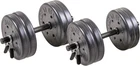 Adjustable 42LB Dumbbell Set with Knurled Bars - Home Gym Essential