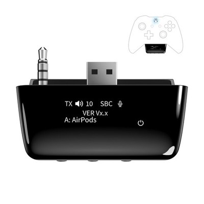 Bluetooth 5.2 Wireless Audio Adapter for Xbox One Series X S Controller Mic