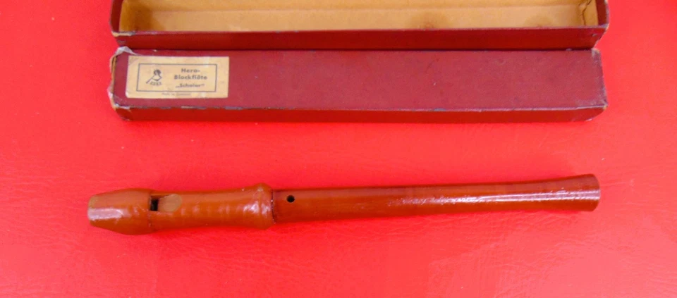 Vintage 2-Piece Recorder Hero-Blockflote Scholar (student)  Made In Germany 13" - Image 4 of 4
