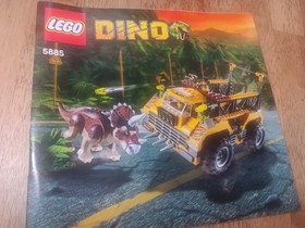 Lego Instruction Manual 5885 Triceratops Trapper Dino No Bricks