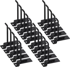 Swpeet 20Pcs 4 Inch Heavy Duty Slatwall Hooks Assortment Kit, Slatwall Accessori