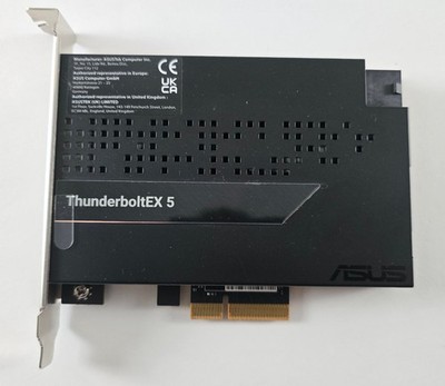Asus ThunderboltEX 5 Expansion Card, PCIe 4.0, 2x Thunderbolt 5 [USB-C], 3x Mini