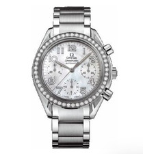 Omega Speedmaster Reduced womens diamond bezel watch RRP £5000 BARGAIN