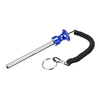 UXCELL 10mmx105mm Gewichtsblock Stift mit Zugseil Magnetisches Krafttrainingsgerät Blau