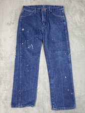 Wrangler Jeans Mens 36x30 Blue Denim USA Cowboy Cut Western Cotton Vintage 13MWZ