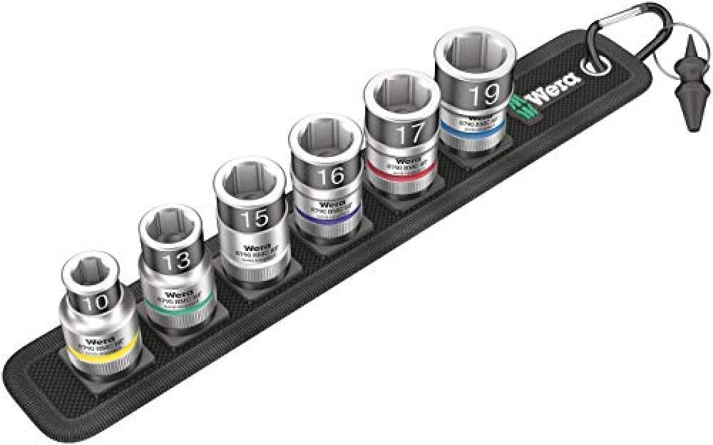 Set Wera 05003995001 per Meccanici: Bussole 1/2" con Cintura Trasporto