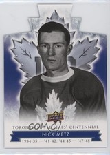 2017 Upper Deck Toronto Maple Leafs Centennial Blue Die-Cut Nick Metz #24 7ci