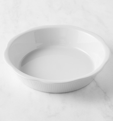 Pillivuyt Plisse Porcelain Pie Dish