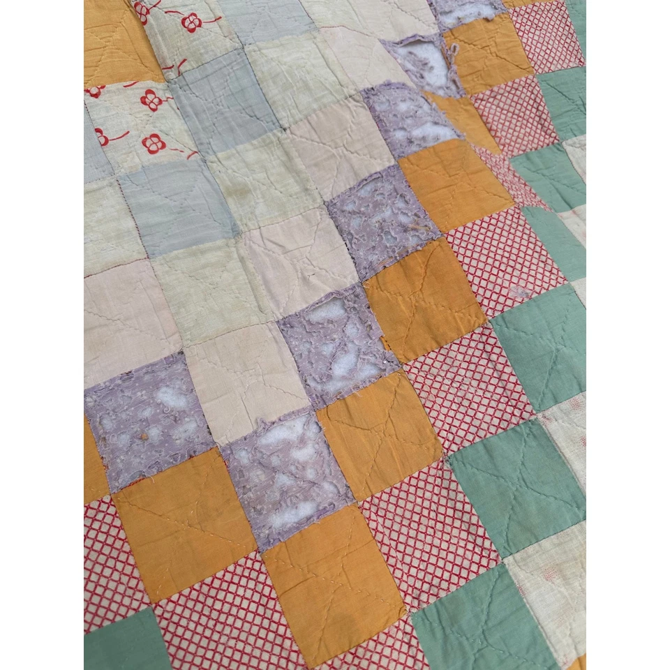 Colcha de selos postais vintage multicolorida tamanho 78 x 92 ao redor do mundo - Imagem 3 de 4