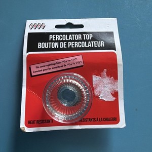 Tops Replacement Glass Percolator Top Knob Coffee Pot Lid Fits 13/16" to 1-1/2"