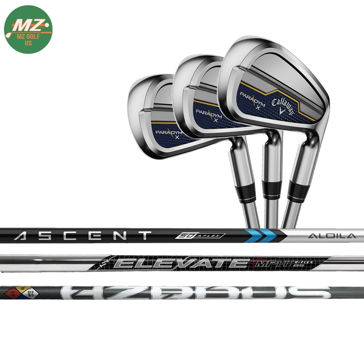 Callaway MC 505 シャフト 3本セット NEW] Callaway Paradym X Iron Set 4 Pw Aw (8pcs) /Hzrdus Gen 4