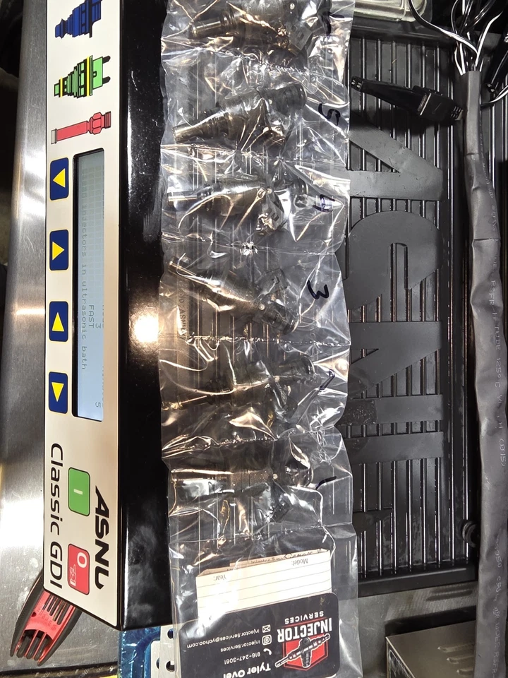 conjunto de 6 injetores de combustível Siemens OEM para 1999-2000 BMW 323i 2.5L I6 1427240 - Imagem 4 de 4