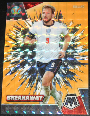 2021 Mosaic UEFA Euro 2020 Harry Kane Breakaway Orange Fluorescent JERSEY# 09/25