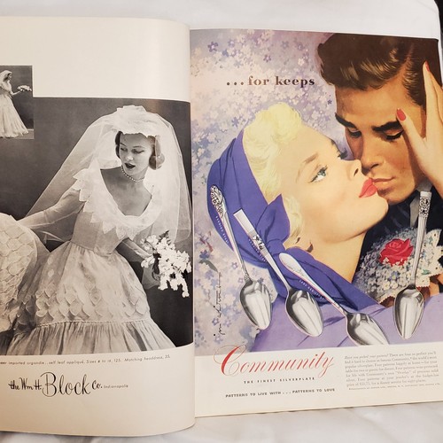 Vintage The Bride's Magazine Summer 1951, So You're Going To Be Married Modern - 第 4/5 張圖片