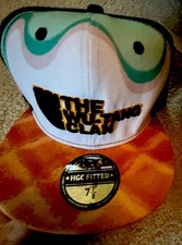Wu-Tang Clan HGC Fitted Baseball Cap Hat White Orange Green Black 7 1/8