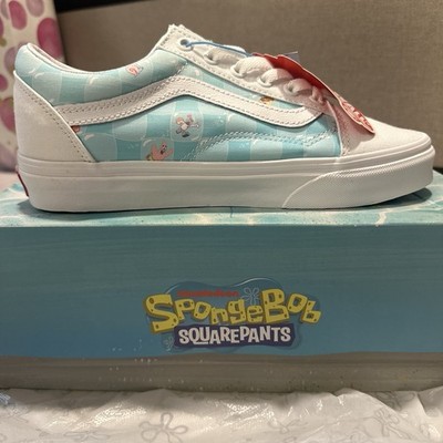 VANS Old Skool SpongeBob Bikini Bubble Blue Canvas Limited Edition Sneakers
